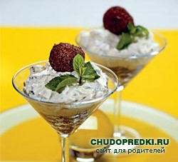 Десерт из творога для детей