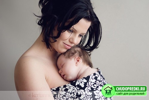 mom and baby