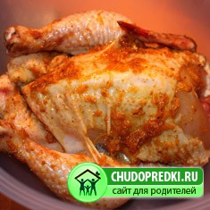 Курица в духовке