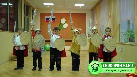 23 февраля в детском саду