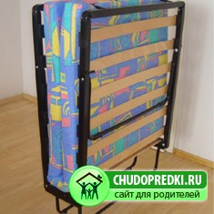 Раскладушка с матрасом