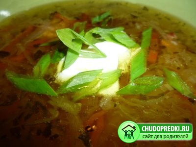Щи из квашеной капусты