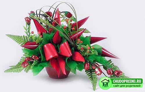 Мастер класс из конфет