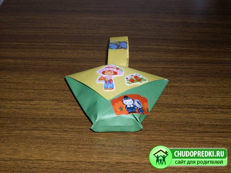 Поделки. Мастер класс. Корзинка для пасхальных яиц