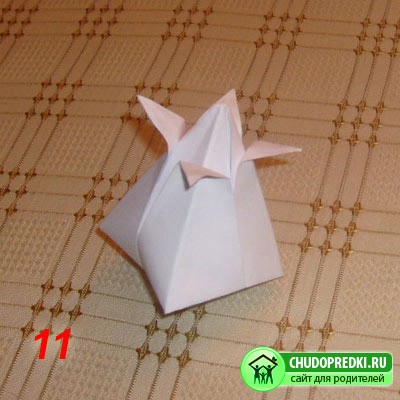 Оригами для детей. Оригами - тюльпан