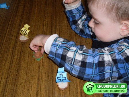 Поделки из ореховой скорлупы