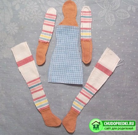 Куклы Тильды. Ангелок с косичкой