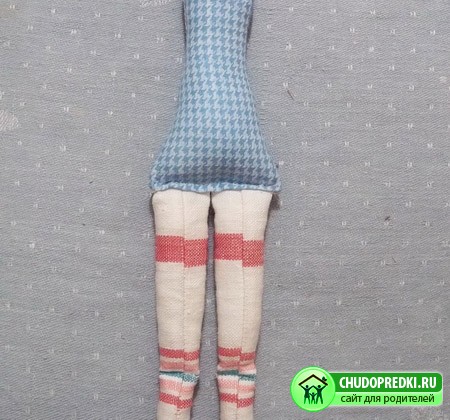 Куклы Тильды. Ангелок с косичкой