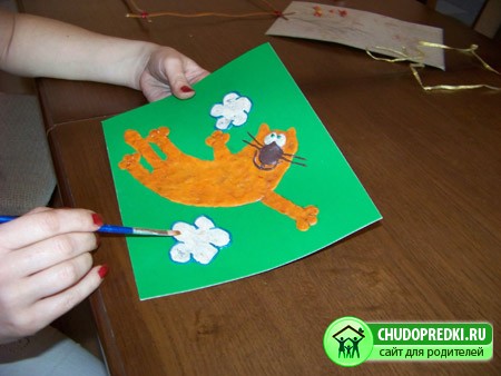 Поделки из пластилина, кот