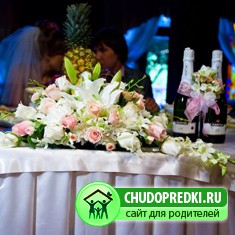 Оформление свадьбы цветами