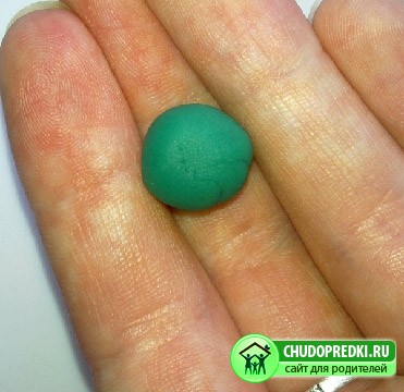 Пластика. Украшение для шпильки