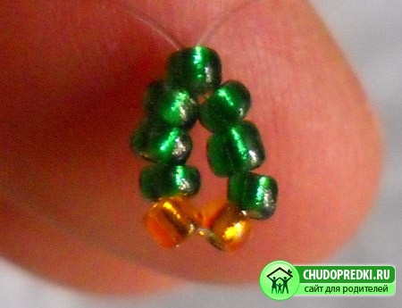 Украшения из бисера. Цепочка