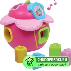 Первые игрушки крохи. Сортер