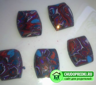 Браслет и кулон в технике Мокумэ Гане
