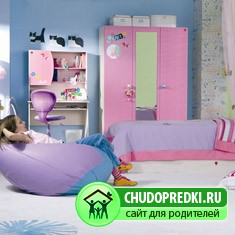 Интерьер детской комнаты для девочки
