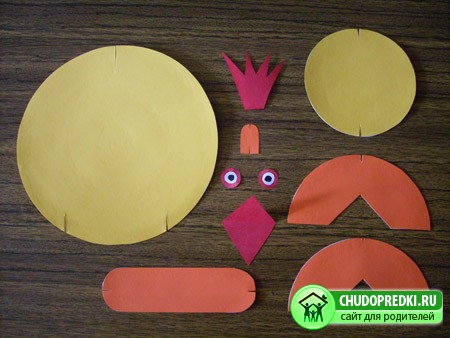 Поделки из картона цыпленок