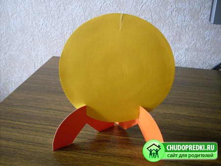Поделки из картона цыпленок