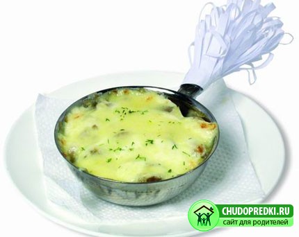 Жульен с курицей. Рецепт приготовления