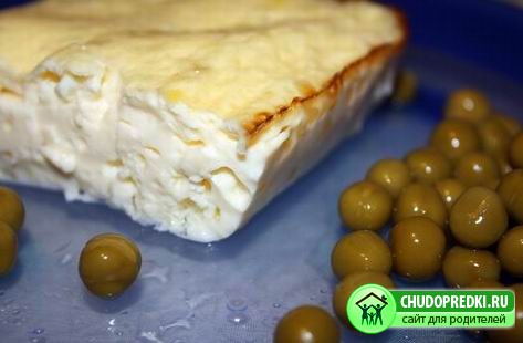 Пышный омлет в духовке