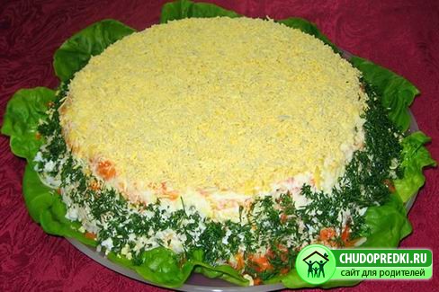 Салат мимоза классический