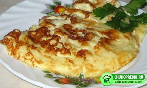 Омлет с сыром