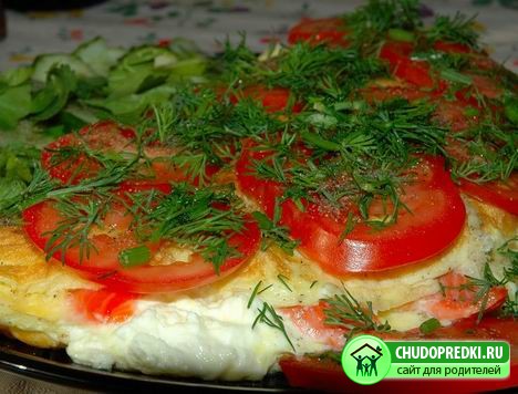 Омлет с сыром