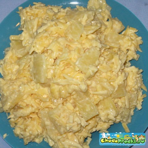 салат сырный