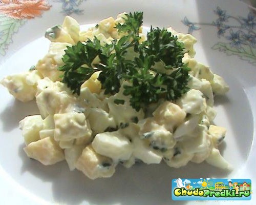 салат с сыром