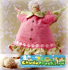 Кукла Тильда пирожный ангел