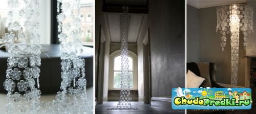 украшения из пластиковой бутылки