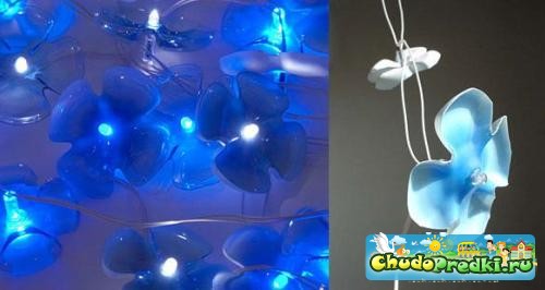 украшения из пластиковой бутылки