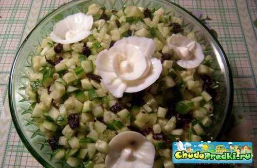 салат Малахитова шкатулка