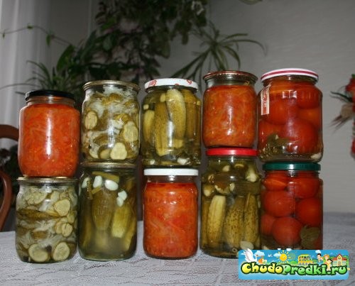 Cалаты на зиму
