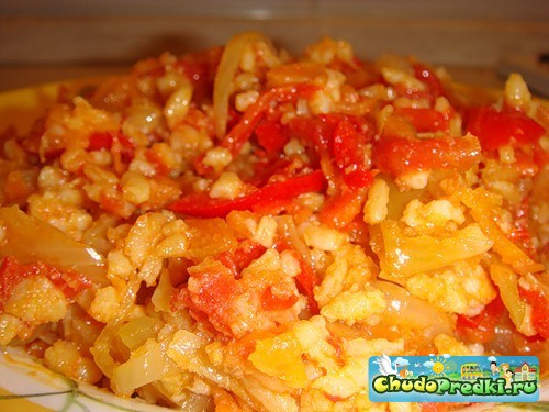 Салат с рисом на зиму