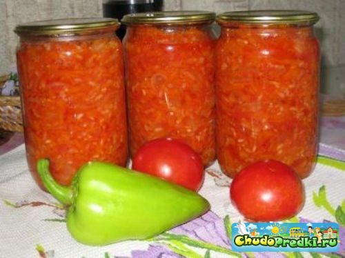 Салат с рисом на зиму