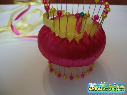 Игольница на основе мыла Мастер класс с фото