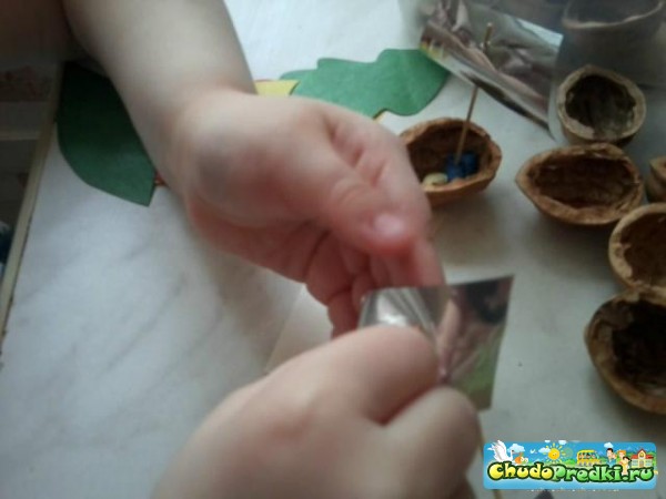 Поделки из скорлупы. Семейный флот. Мастер класс с пошаговыми фото