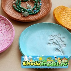 Детские поделки из глины