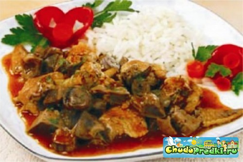 Как приготовить куриные желудки