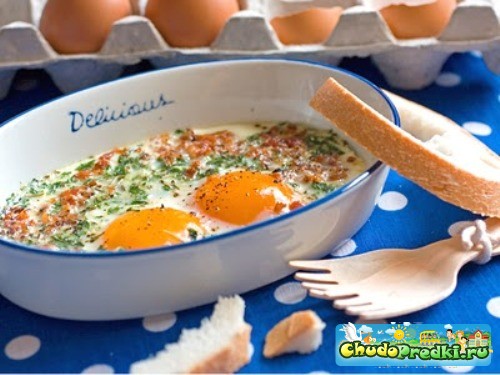 Яичница с беконом