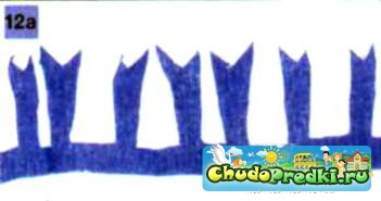 цветы из гофрированной бумаги. Васильки. Мастер класс с пошаговым фото