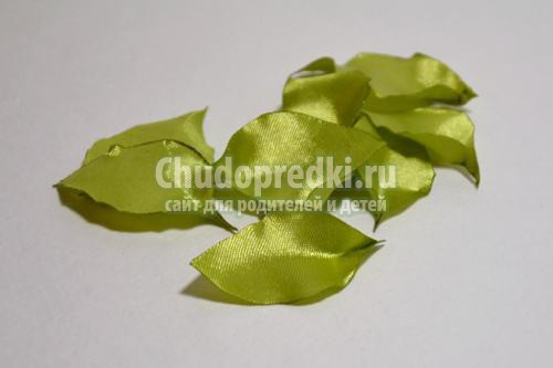 елочная игрушка. Шарик из ленточек