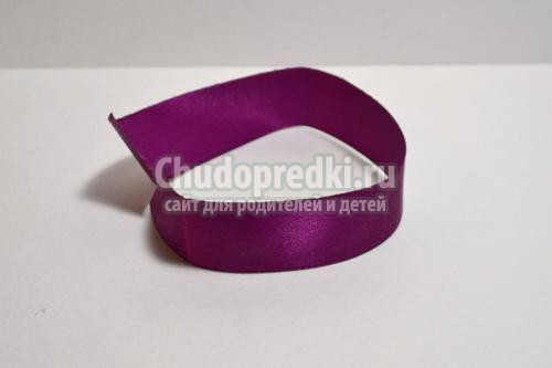 елочная игрушка. Шарик из ленточек