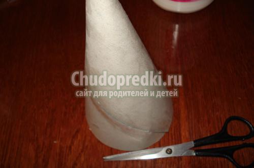 новогодние поделки с детьми. Ёлочка из бумаги своими руками