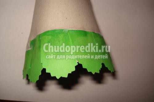 новогодние поделки с детьми. Ёлочка из бумаги своими руками