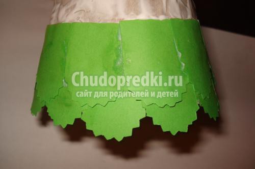 новогодние поделки с детьми. Ёлочка из бумаги своими руками