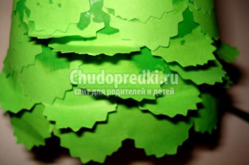 новогодние поделки с детьми. Ёлочка из бумаги своими руками