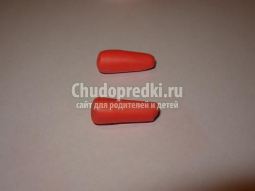 поделки из пластилина дед Мороз
