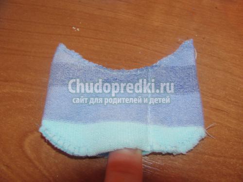 мягкая игрушка. Котик из носочков