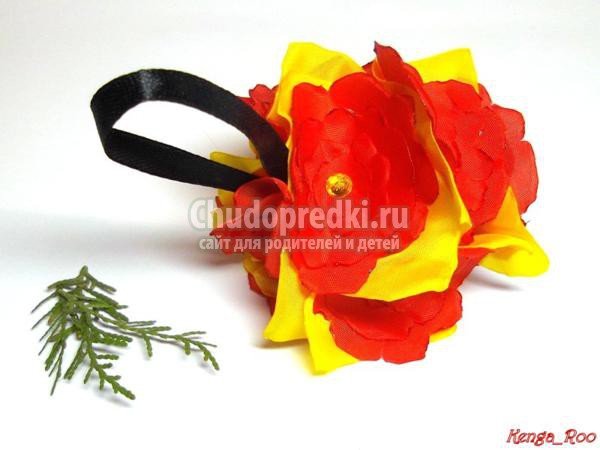елочные игрушки цветочная поляна